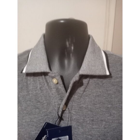 Chaps NWT Men's Black Natural Stretch Short Sleeve Polo Shirt Size Small S New - Picture 6 of 11